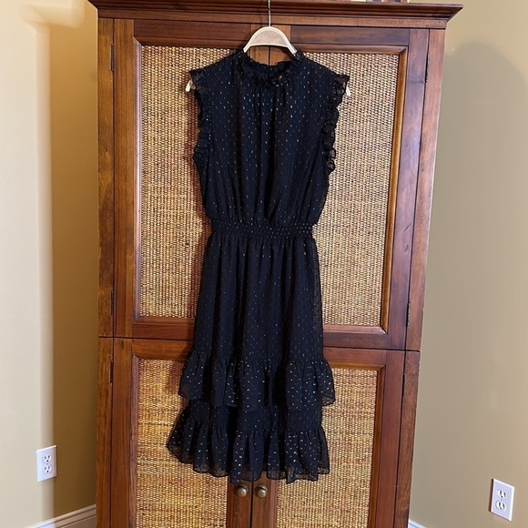 Avec Le Filles Metallic Sot Dress 10 - Picture 4 of 10